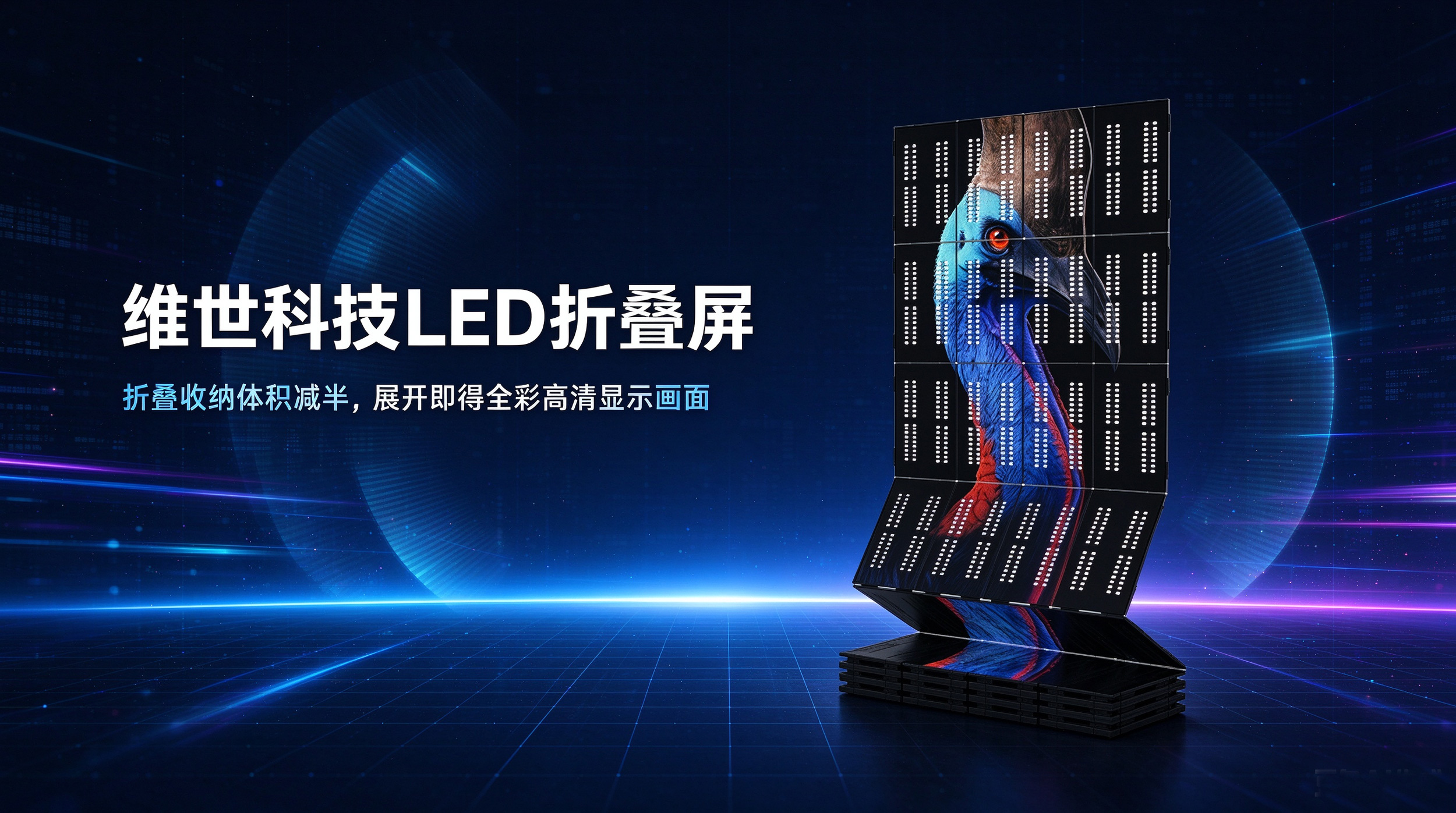 演唱会现场LED折叠屏，怎么快速搭建安装?