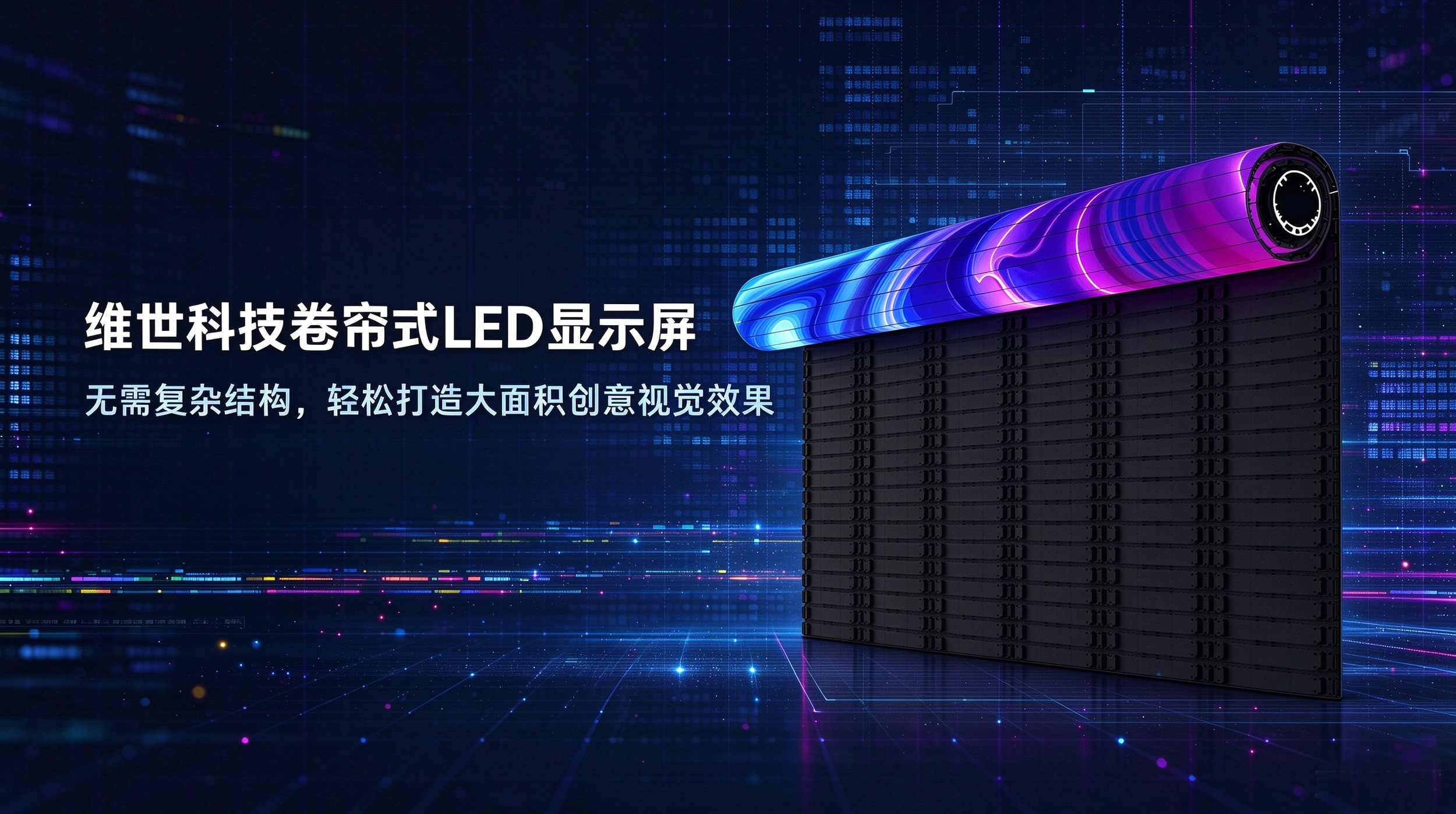 卷帘式LED显示屏