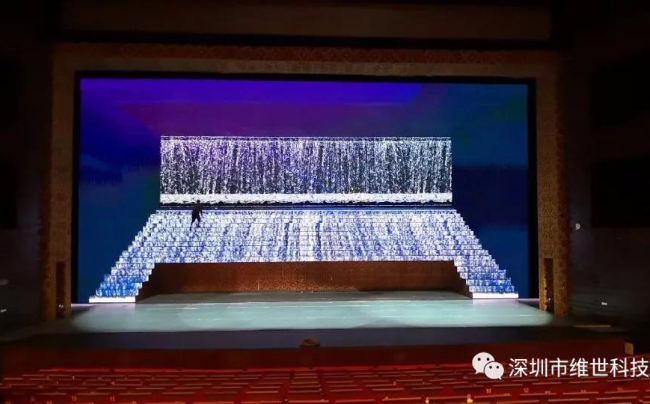 430平米无箱体超薄舞台led折叠屏惊艳亮相宁夏大剧院！